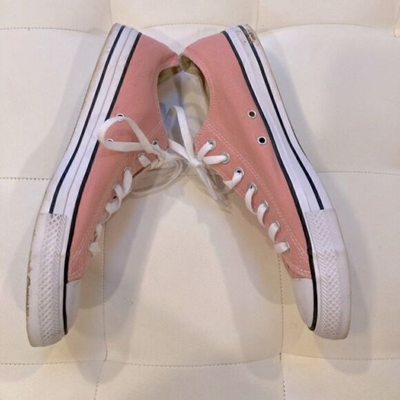 Converse Chuck Taylor Low-top All Star Unisex Pink/salmon Sneakers - Picture 4 of 8